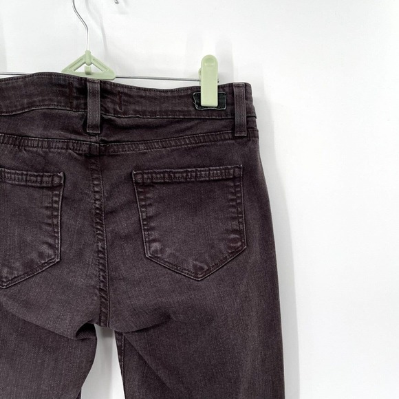 Paige Verdugo Ultra Skinny Denim Jeans Sz 26 Gray Pockets Stretch Flat Front - Picture 6 of 10